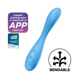 Vibe G Spot Flex 4 with APP Satisfyer Connect Blue