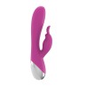 Dual Vibe with Rabbit USB Silicone Pink