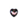 Rainbow Effect Metal Butt Plug with Heart Jewel 27