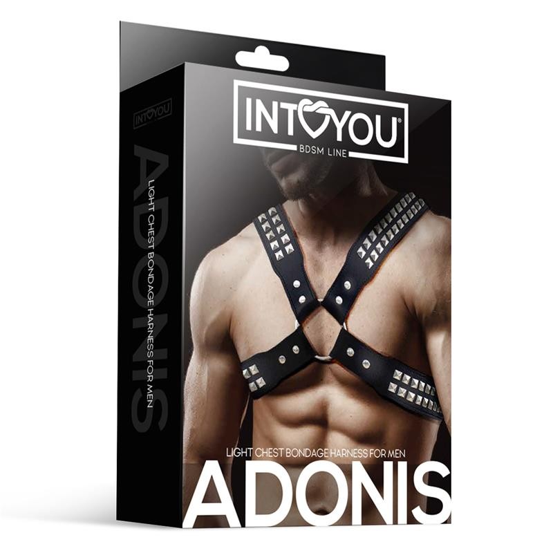 Adonis Chest Bondage Harness for Men Vegan Leather