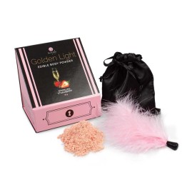 100 Edible Powder Kit and Feather Tickler Sparkling Strawberry