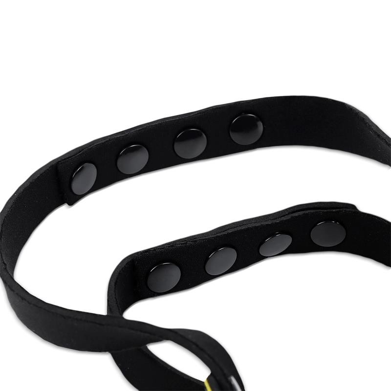 Neoprene Puppy Face Mask Adjustable and Desmontable Black