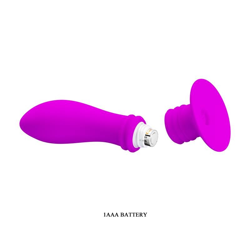 Pretty Love Vibrating Butt Plug Purple