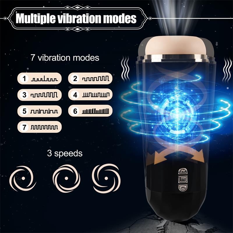 Snow Automatic Male Masturbator Vibration and Suction