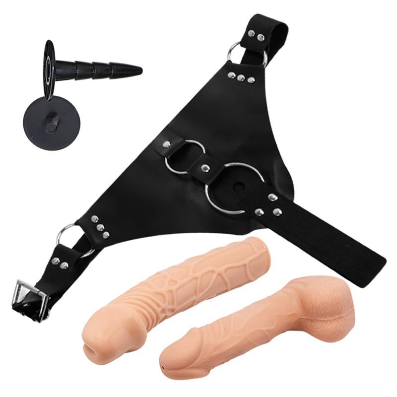 Sparo Detachable Strap On with 2 Dildo Realistic