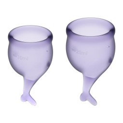 Feel Secure Menstrual Cup Lilla Pack of 2