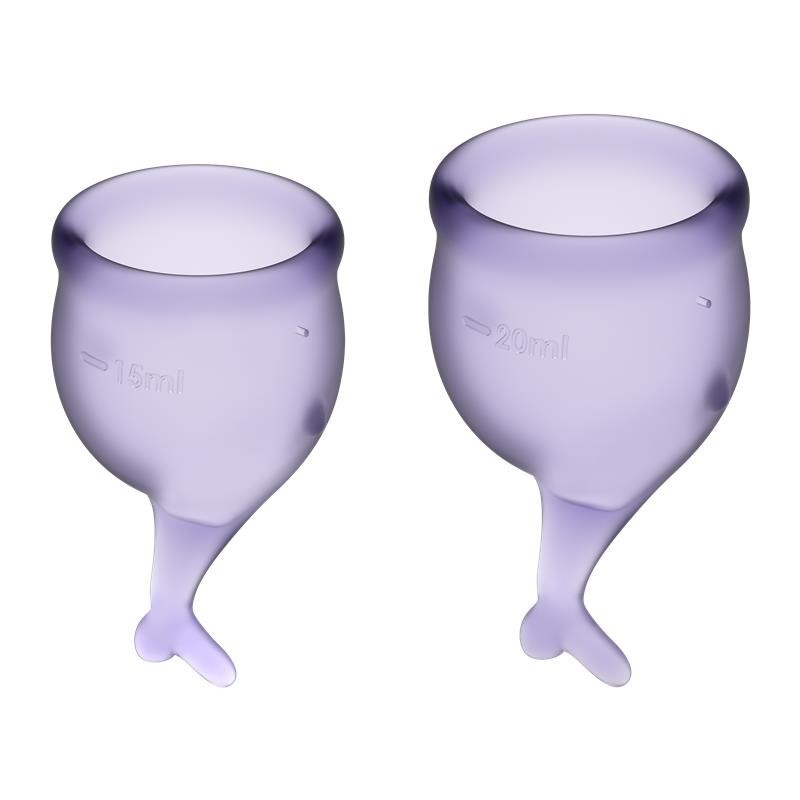 Feel Secure Menstrual Cup Lilla Pack of 2 Feel Secure Menstrual Cup Lilla Pack of 2