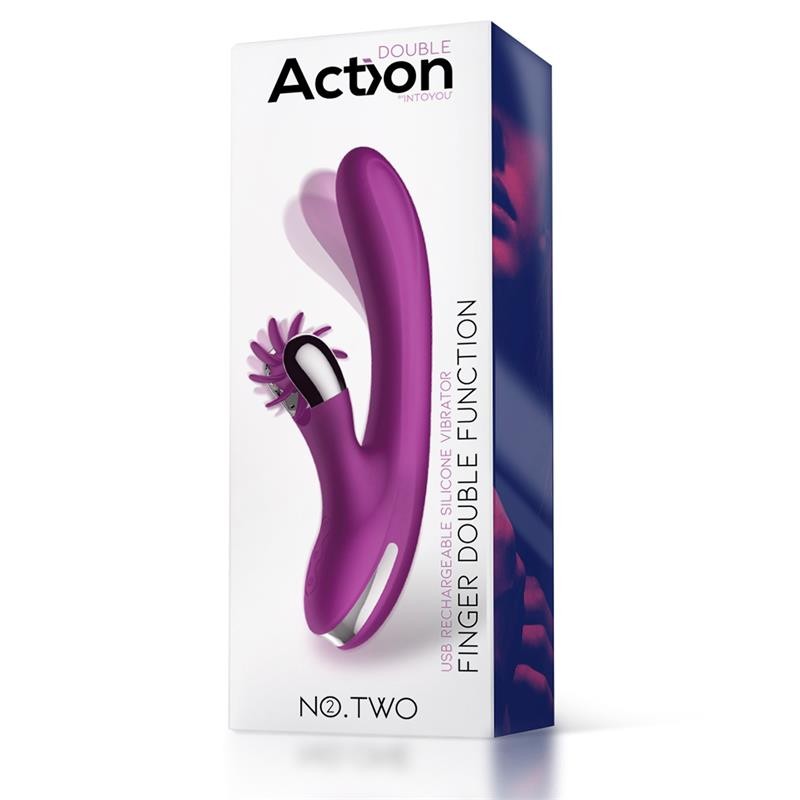 No Two Finger Vibrator with Rotating Wheel