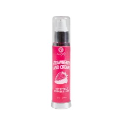 Secret Play Hot Effect Strawberry with Cream Lubricant 50 ml