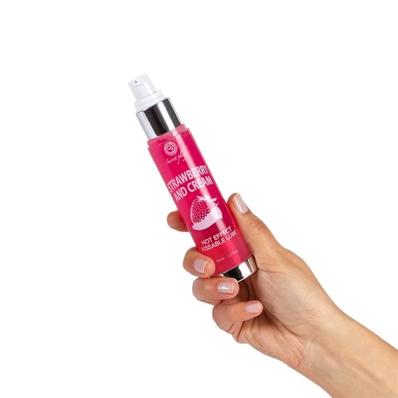 Secret Play Hot Effect Strawberry with Cream Lubricant 50 ml