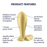 Vibrating Anal Plug with APP Satisfyer Connect Intensity Plug