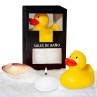 Set Bath Salts Coconut Duck Candle and Shell 150 gr