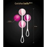 Set of 4 Geisha Balls Mini Raspberry