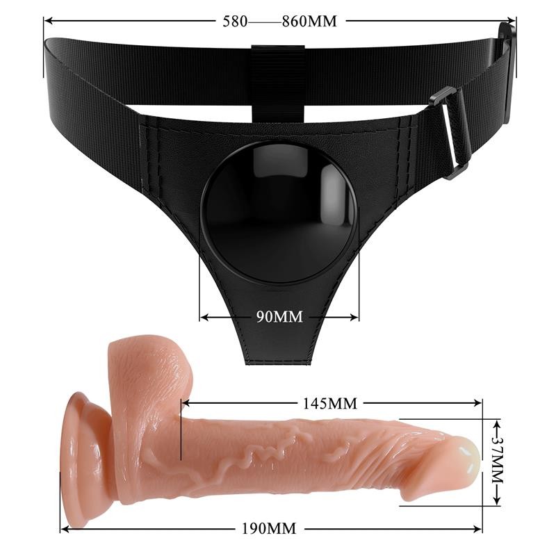 Kevia Harness with Dildo 72