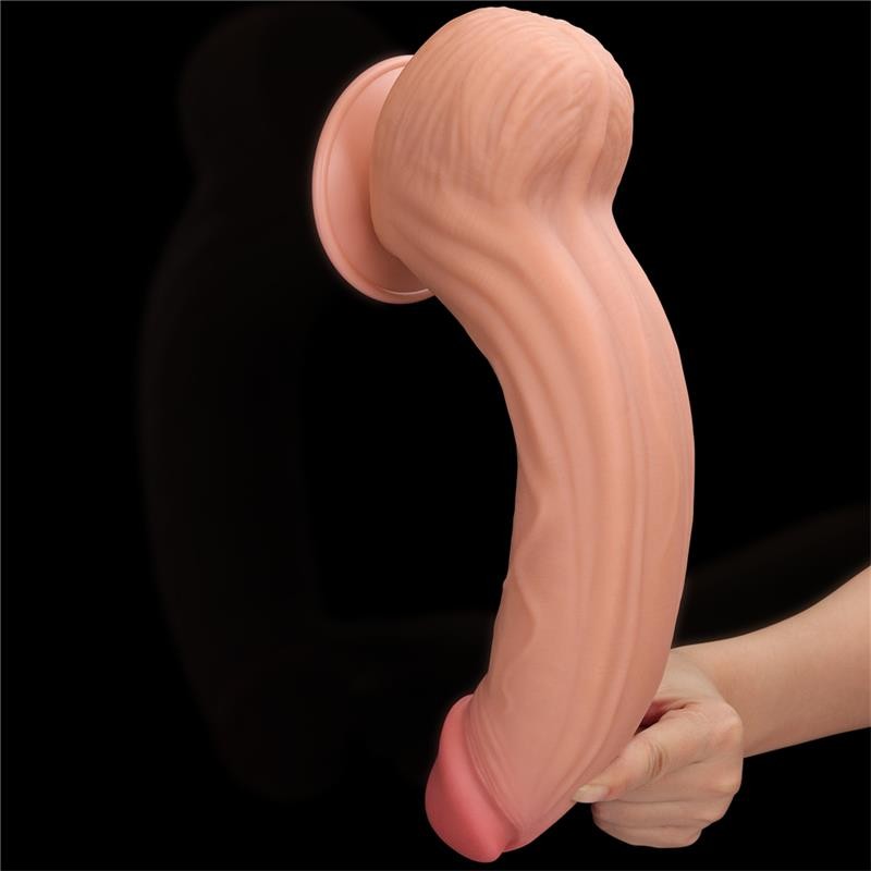 Dildo Dual Layer Sliding Skin 12