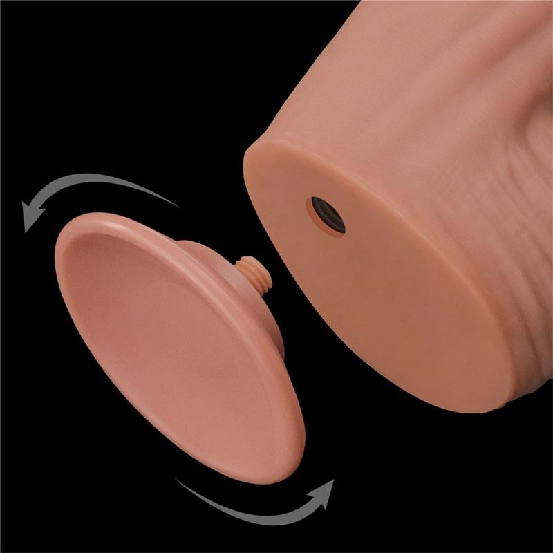 Dildo Dual Layer Sliding Skin 12