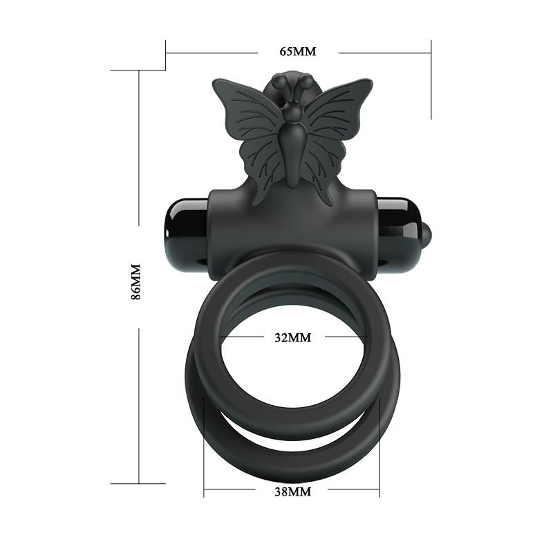 Penis Ring Passionate Ring IX with Vibration