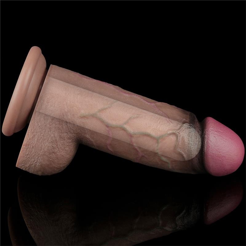 Dildo Dual Layered Silicone XXL 95