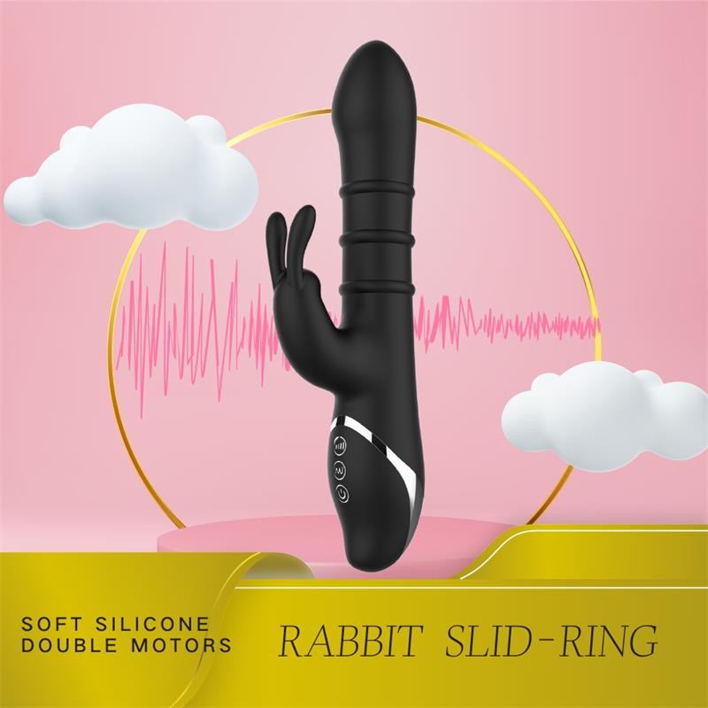 Reipo Vibrator with Up and Down Sliding Rings