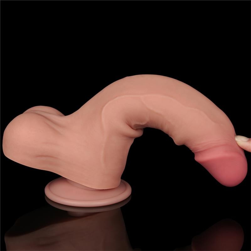 Sliding Skin Dual Layer Dildo 85