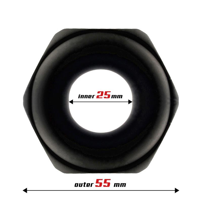 Penis Ring Nut Liquid Silicone 25 mm
