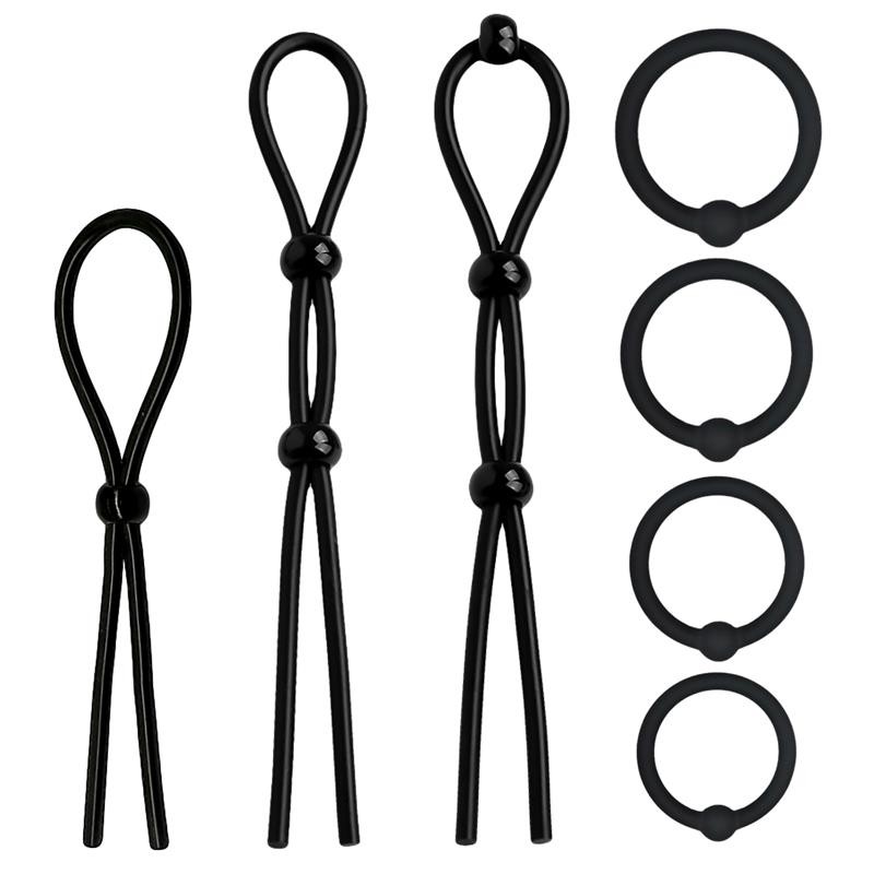 07 Set Solid Silicone Cock Rings