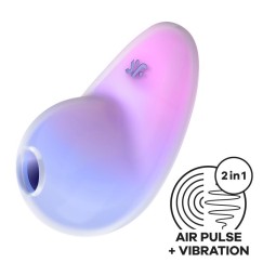 Pixie Dust Clitoris Sucker with Vibration Violet Pink