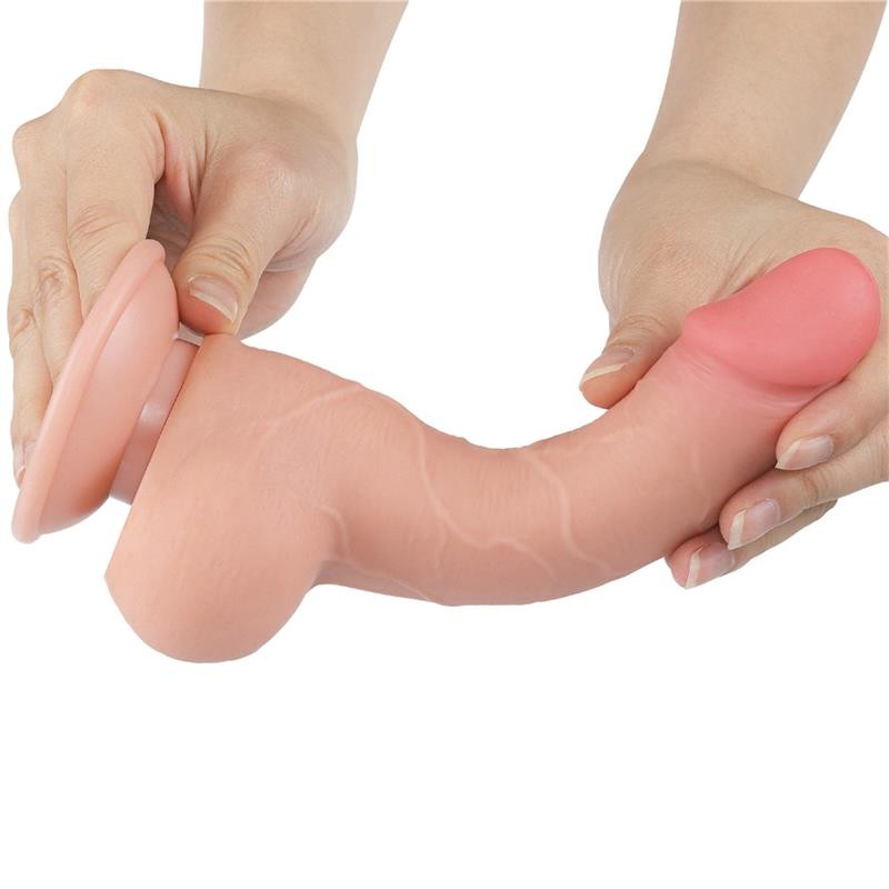 Sliding Skin Dual Layer Dildo 75