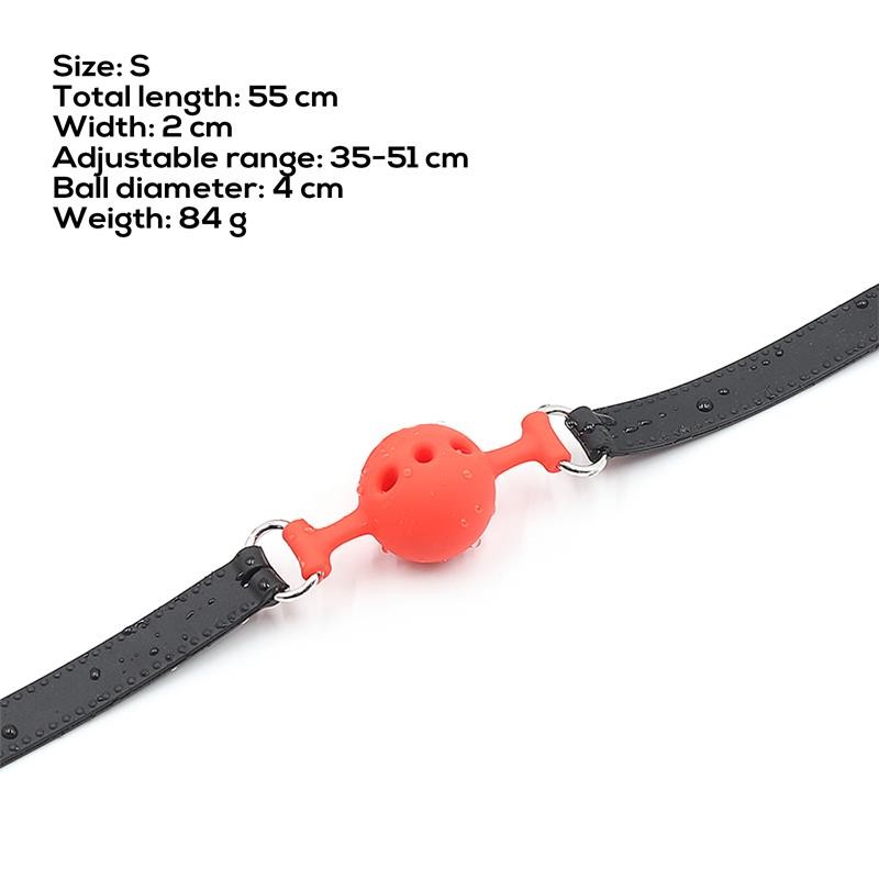 Silicone Breathable Ball Gag S 4 cm