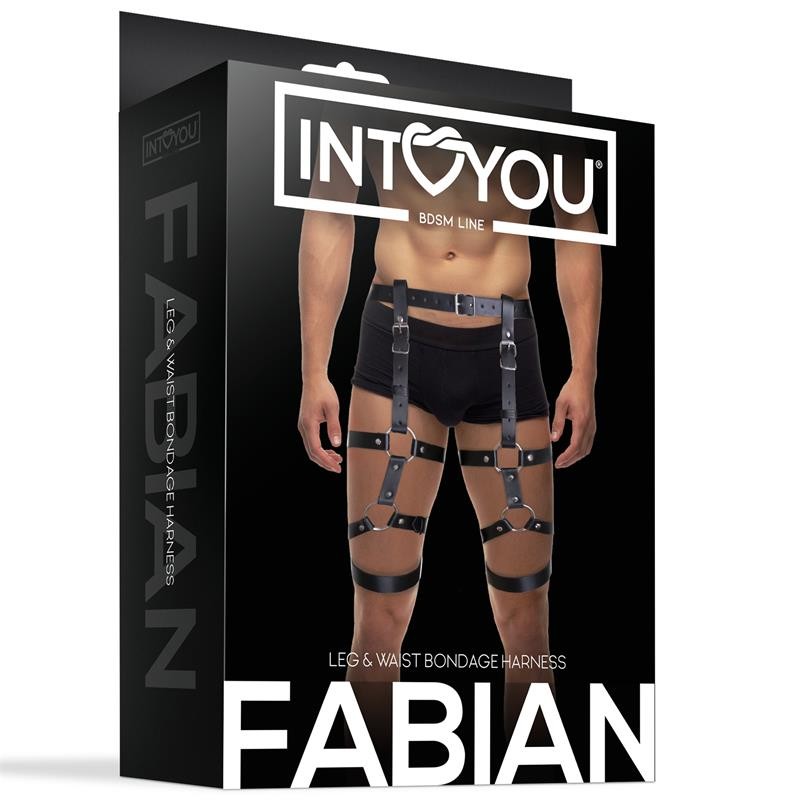 Fabian Leg and Waist Bondage Harness Adjustable