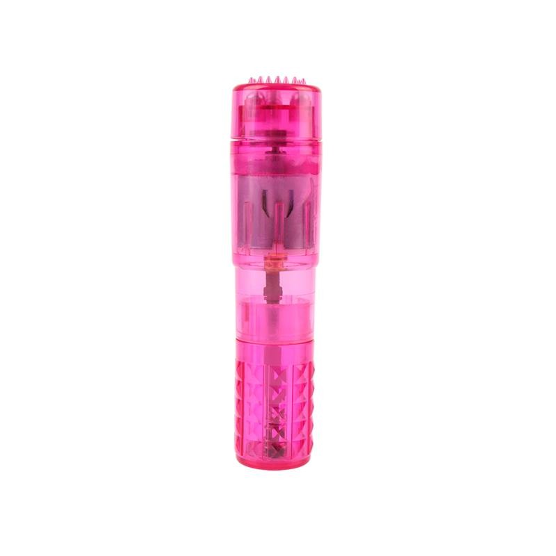 mini massager with 3 heads Pink