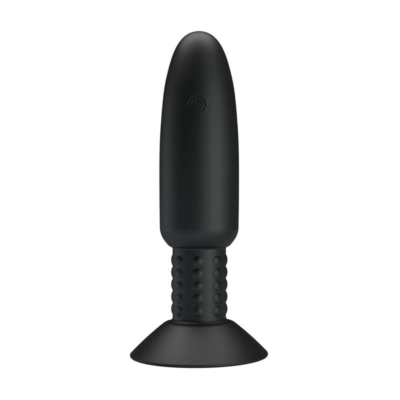 Remote Controlled Anal Plug with Vibration and Rotation USB