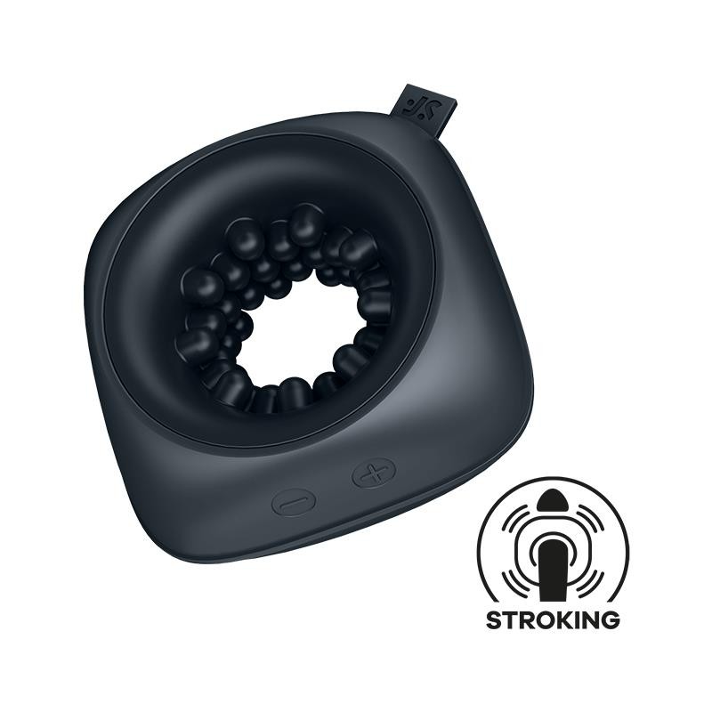 Ring Stroker Pocket Size Masturbator Ring Black