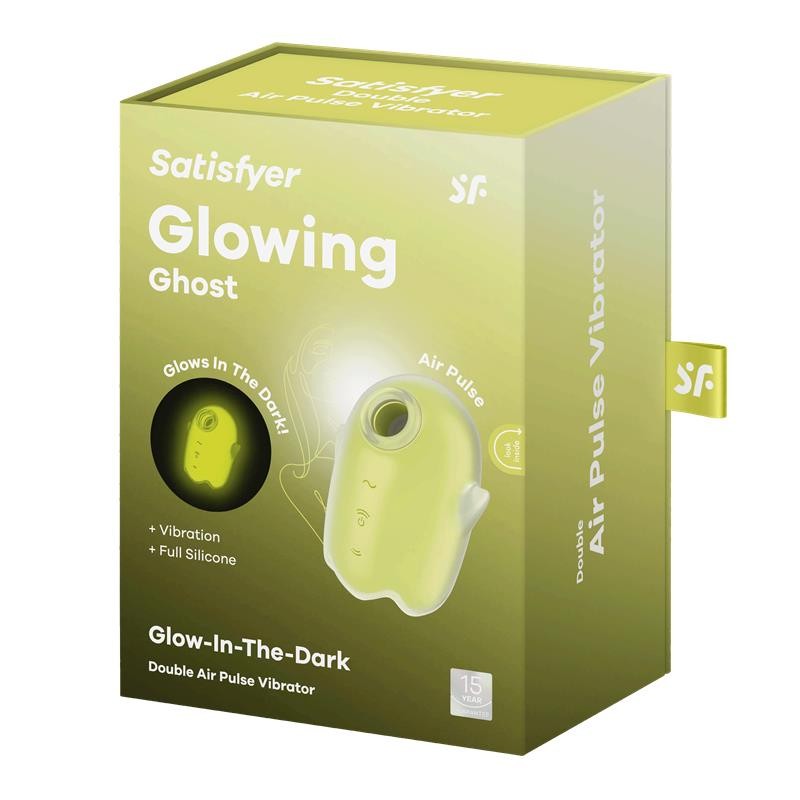 Glowing Ghost Clitoris Sucker Glows in the dark Yellow