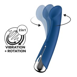 Spinning G Spot 1 Vibe and Rotator Blue