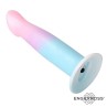 Dildo Dildo with Vibration and Suction Cup Gradient Colour 17 cm