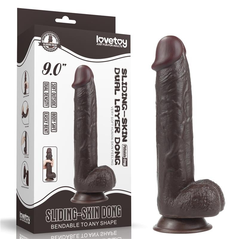 Dildo Sliding 9 Black