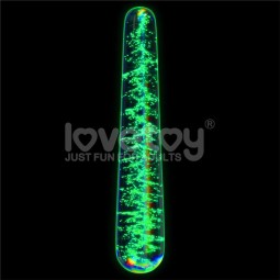 Glow in the Dark Glass Dildo Twilight Gleam Slim