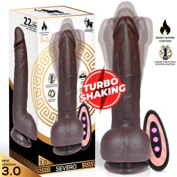 Severo Realistic Turbo Shaking Dildo Thrusting 360º Rotation Remote Control Heat Effect