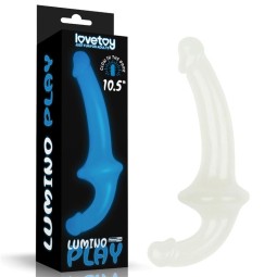 Double dildo Lumino Play Blue Light 105