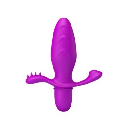 Butt Plug with Vibration Fitch Purple