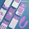 Couple Toy with App Flexible Silicone Lavender