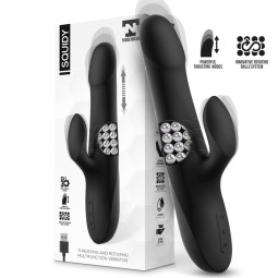 Squidy Vibe with Thrusting Movement and Rotating Beads USB Silicone