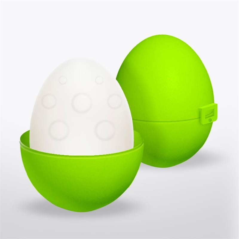 Bumpy Masturbator Egg Elastic Green