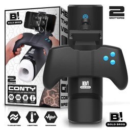 Conty Game Controller Masturbator with Thrusting Vibration and Heating