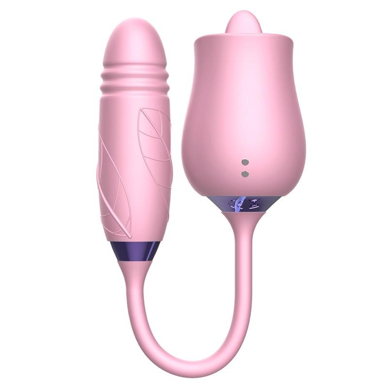 Martinella Double Tongue Cliris Stimulator and Thrusting Egg