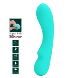 Prescott Vibrator USB Silicone Green