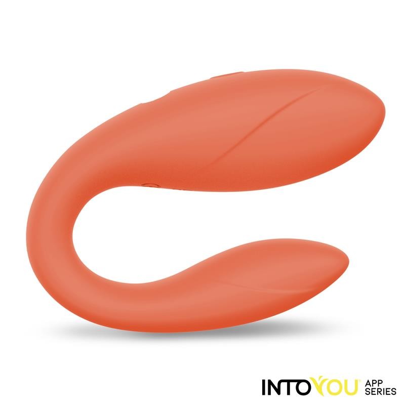 Couple Toy with App Flexible Silicone Salmon