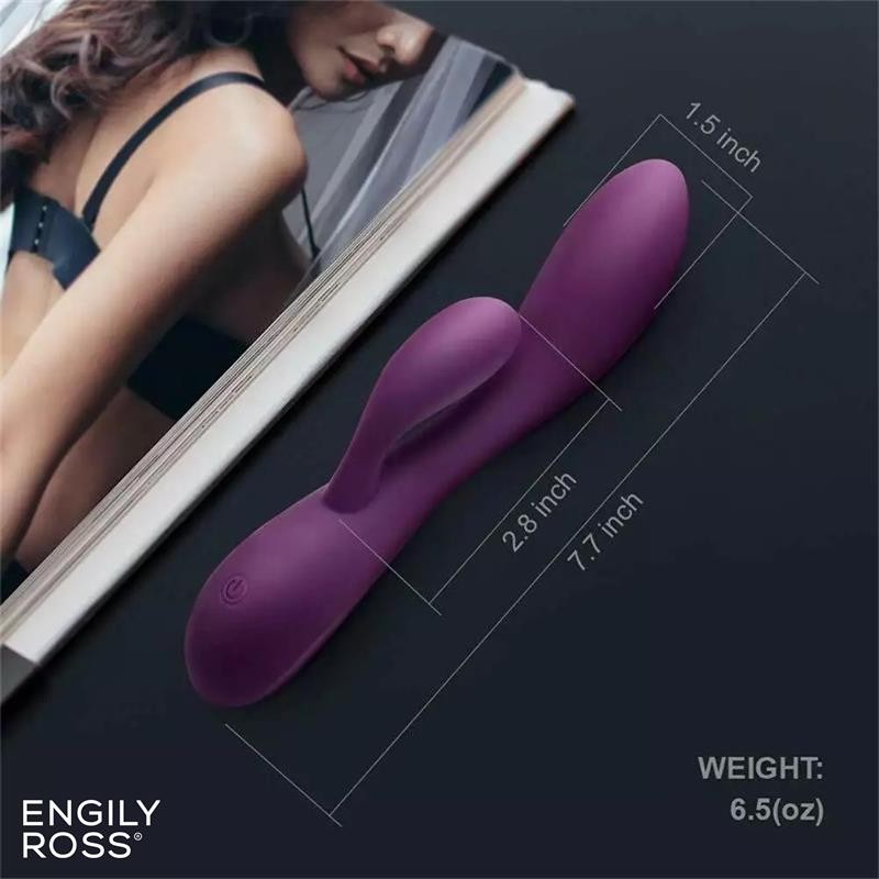 Bacall 30 Vibe Injected Liquified Silicone Double Motor USB