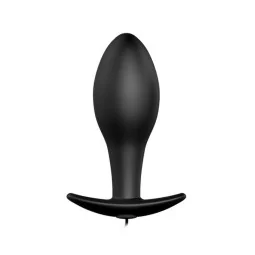 Anal Plug Black Anchor with Remote Control